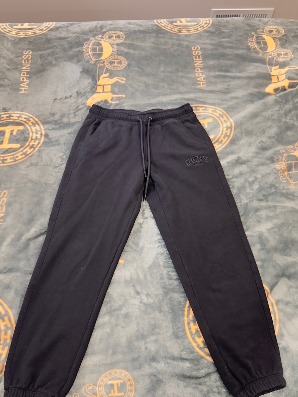 DKNY woman  Black Logo Jogger Sweatpants